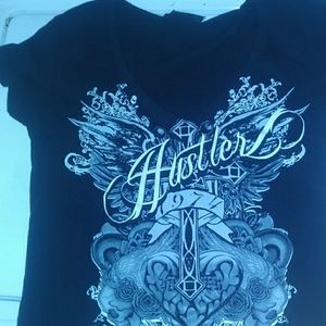 Black hustler shirt